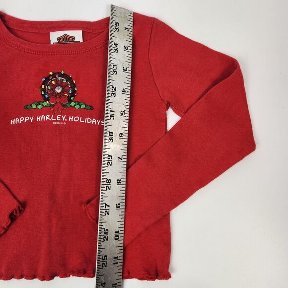 Kids Harley Davidson Christmas Motorcycle Biker Core Mob Wife Punk Holiday Event - Picture 8 of 8